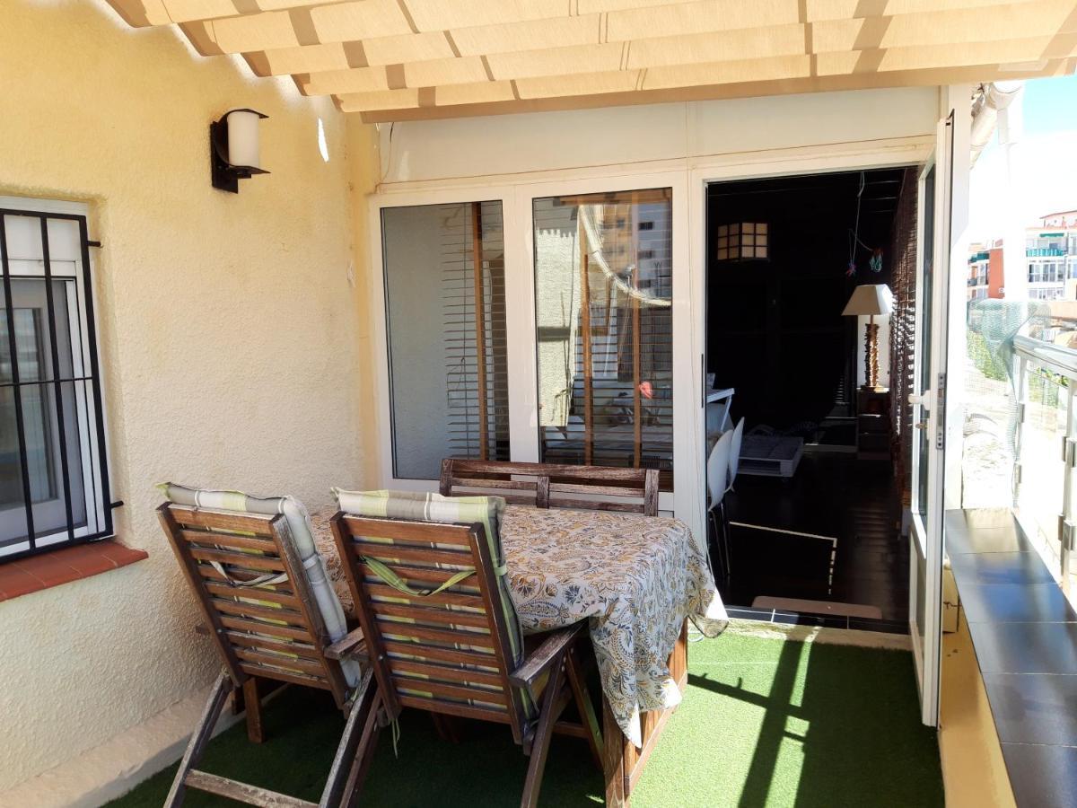 דירות קלפה Atico Centrico, 50M De La Playa, Vista Al Mar, Wifi Fibra, Gran Terraza מראה חיצוני תמונה